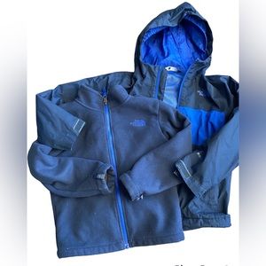 The North Face Tri Climate Boy Blue Size XS